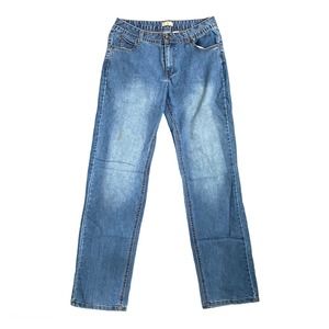 Natural Reflection Jeans NRJ Straight Leg Med Wash Jeans Size 6 Tall.